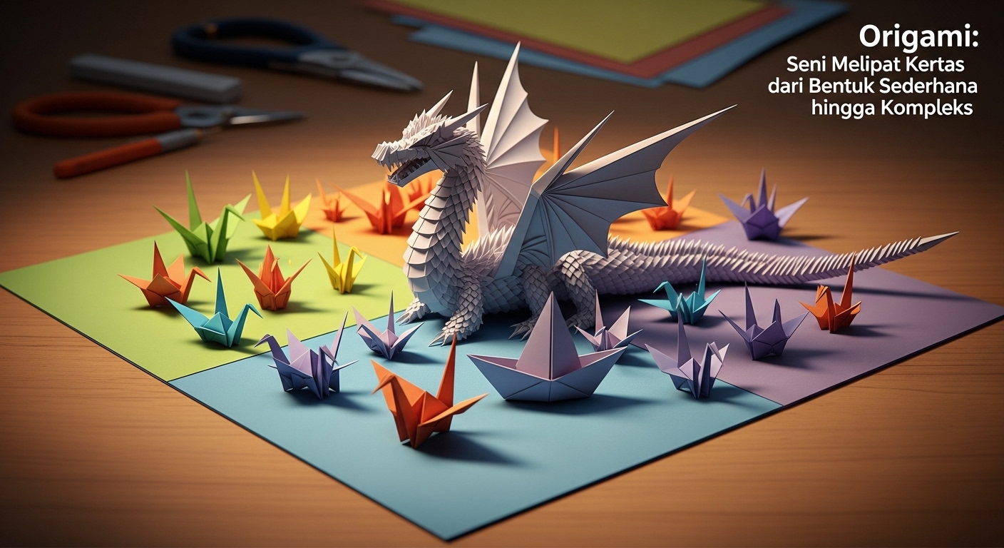Origami: Seni Melipat Kertas dari Bentuk Sederhana hingga Kompleks