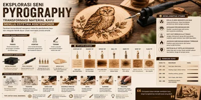 Eksplorasi Seni Pyrography: Transformasi Material Kayu Menuju Estetika Kontemporer