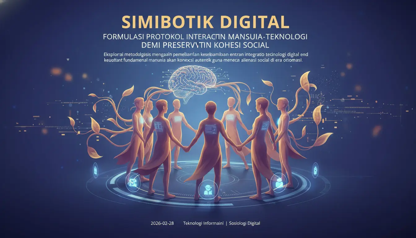 Simbiotik Digital: Formulasi Protokol Interaksi Manusia-Teknologi demi Preservasi Kohesi Sosial